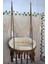 Makrome Relax Salıncak ( Kahve ) Minderli 3