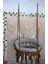 Makrome Relax Salıncak ( Kahve ) Minderli 1
