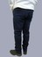 Erkek Denim Yüksek Bel Fermuarlı Regular Fit Likralı Yeşil Tint Kot Pantolon 4