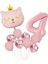 4 Yaş Doğum Günü Parti Seti Pembe Yaş Balon Kedi ve Konfetili Folyo Balon Parti Seti 1