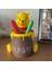 Tekno Trust Sevimli Ayı Şekerlik Kalemlik Makyaj Kutusu Sunumluk Dekoratif Obje Winnie The Pooh El Boyaması 18C 1