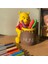 Tekno Trust Sevimli Ayı Şekerlik Kalemlik Makyaj Kutusu Sunumluk Dekoratif Obje Winnie The Pooh El Boyaması 18C 2