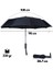 Fiber Telli Rüzgara Dayanıklı Katlanabilir Tam Otomatik Siyah Cep Şemsiye 3