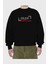 Cilexi Yazılı Ön Baskılı Siyah Oversize Sweatshirt Erkek Kadın Bisiklet Yaka 2
