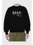 Brooklyn 56 Ön Baskılı Siyah Oversize Sweatshirt Erkek Kadın Bisiklet Yaka 2