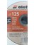 Metal Için Düz Kesme Disk Taşı (Inox) 125*1.2*22.23 (Pakette 25 Adet) 2