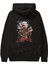 Chainsaw Killer Arka Baskılı Siyah Oversize Kapüşonlu Sweatshirt Erkek Kadın 1