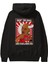 Michael Jordan Arka Baskılı Siyah Oversize Kapüşonlu Sweatshirt Erkek Kadın 1