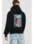 Everyday Is Women Day Arka Baskılı Siyah Oversize Kapüşonlu Sweatshirt Erkek Kadın 2