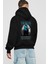 Sadness Los Angeles Arka Baskılı Siyah Oversize Kapüşonlu Sweatshirt Erkek Kadın 2