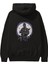 Gas Mask Soldier Arka Baskılı Siyah Oversize Kapüşonlu Sweatshirt Erkek Kadın 1