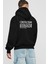 Criticism Streetwear Arka Baskılı Siyah Oversize Kapüşonlu Sweatshirt Erkek Kadın 2