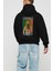 Mcgregor Pharaoh Arka Baskılı Siyah Oversize Kapüşonlu Sweatshirt Erkek Kadın 2