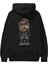 Gorilla Street Style Arka Baskılı Siyah Oversize Kapüşonlu Sweatshirt Erkek Kadın 1