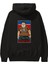 Fat Boy Slim Kim Jong Un Arka Baskılı Siyah Oversize Kapüşonlu Sweatshirt Erkek Kadın 1