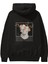 Good Think Yazılı Arka Baskılı Siyah Oversize Kapüşonlu Sweatshirt Erkek Kadın 1