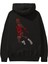 Slamdunk Arka Baskılı Siyah Oversize Kapüşonlu Sweatshirt Erkek Kadın 1