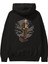 Mr Bean Arka Baskılı Siyah Oversize Kapüşonlu Sweatshirt Erkek Kadın 1