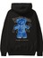 Have No Fear Bear Arka Baskılı Siyah Oversize Kapüşonlu Sweatshirt Erkek Kadın 1