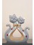 Tekno Trust Dekoratif Sevimli Romantik Ikili Kedi Biblo Ev ve Ofis Aksesuar Polyester 24X21 cm 1