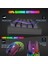 T50 Kablosuz Işıklı Klavye Mouse Set Rainbow Aydınlatmalı Mousepad Hediyeli 4