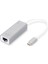 USB Tip C (USB 3.0) Gigabit Ethernet Adaptörü, 1 x 10/100/1000 port, 1 x USB Tip C erkek port (bilgisayar bağlantısı için), çip takımı: AX88179A 1