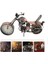 Tekno Trust Metal El Yapımı Saat Motorsiklet Biblo Saat Hediyelik Saat Motor Metal Saat 5