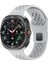 Galaxy Watch Ultra 47MM Zore KRD-119 Delikli Tasarım Silikon Kordon-Gri 1