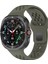 Galaxy Watch Ultra 47MM Zore KRD-119 Delikli Tasarım Silikon Kordon-Derin Yeşil 1