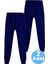 Çocuk Beli Lastikli Jogger Eşofman Altı 2'li Set 2