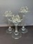 Şık Kristal Cam Lotus Üçlü Mumluk, Altın Renk, 28x13 cm 1