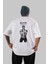 Roronoa Zoro 3 Arka Baskılı Beyaz Oversize T-Shirt Erkek Kadın Bisiklet Yaka 1