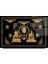 Gold Desenler Cam Tablo | Hediyelik, Dekoratif, Ofis, Mutfak 3