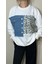 Kot Cepli Leopar Desenli Kadın Sweatshirt 1