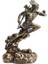 Yunan Mitolojisi Hermes Figürü, Bronz El Boyama, Dekoratif Heykel 16x9x22 cm 3