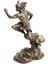 Yunan Mitolojisi Hermes Figürü, Bronz El Boyama, Dekoratif Heykel 16x9x22 cm 4