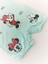 Bebek Minnie Mouse Baskılı Çıtçıtllı Mint Kısa Tulum 2