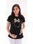 Hamile Karakter Bskılı Esnek Kumaş T-Shirt 2