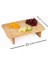 Bambu Ayaklı Doğrama ve Sunum Tahtası 33x23 cm, şık ve kullanışlı tasarım 2