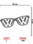 Volkswagen Gözlük Sticker - Volkswagen Sticker - Oto Sticker - Araba Sticker - Araç Sticker 1