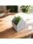 Dekoratif Saksı Kutu Organizer Keçe Sepet Çok Amaçlı 20x20x25 Cm 3 Mm Keçe 5