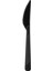 Siyah Plastik Bıçak - Parti Davet Piknik Yemek Bıçağı - 18 cm . - 100'LÜ 10 Paket 3