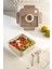 Tidy Iconıc Bej Beslenme Kutusu Set - Sporcu Diyet Öğrenci Fitness Okul Işyeri Sefer Tası 4