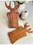 Geyik Temalı Ahşap Kesme ve Sunum Tahtası, 35 x 26 cm, şık ve kullanışlı ürün 2