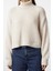 Kadın Moda Şık Balıkçı Yaka Reglan Kol Crop Triko Kazak 4
