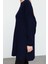 Kadın Moda Şık Tesettür Bisiklet Yaka Düşük Kol Uzun Triko Tunik Kazak 2
