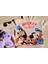 Mickey Mouse Resimli Arkası Baskılı Kapüşonlu 2'li Takım 4