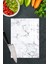 Cam Kesim Panosu 20x30, Beyaz Mermer Tasarım, Dayanıklı ve Şık Kullanım 1
