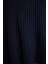 Stil Modern Kadın Regular Standart Kol Bisiklet Yaka Geniş Kalıp Peplum Detaylı Triko Kazak 5