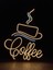 Neon LED Tabela Dekoratif Aydınlatma -Coffee, 100X115CM- 1